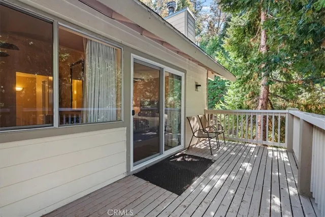 a view of balcony deck and patio