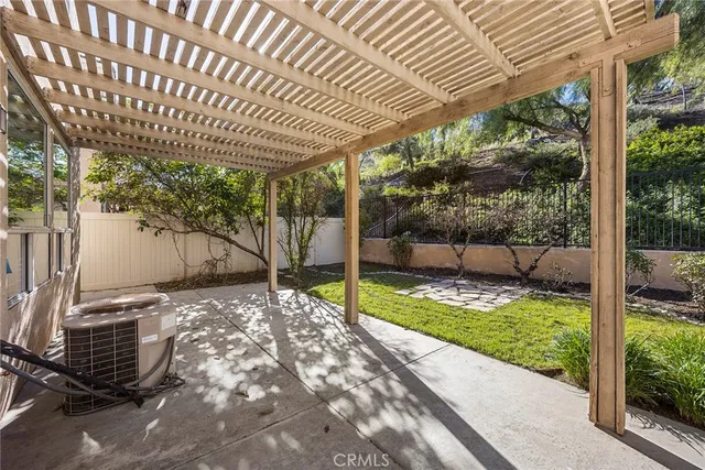 a view of a backyard with a garden