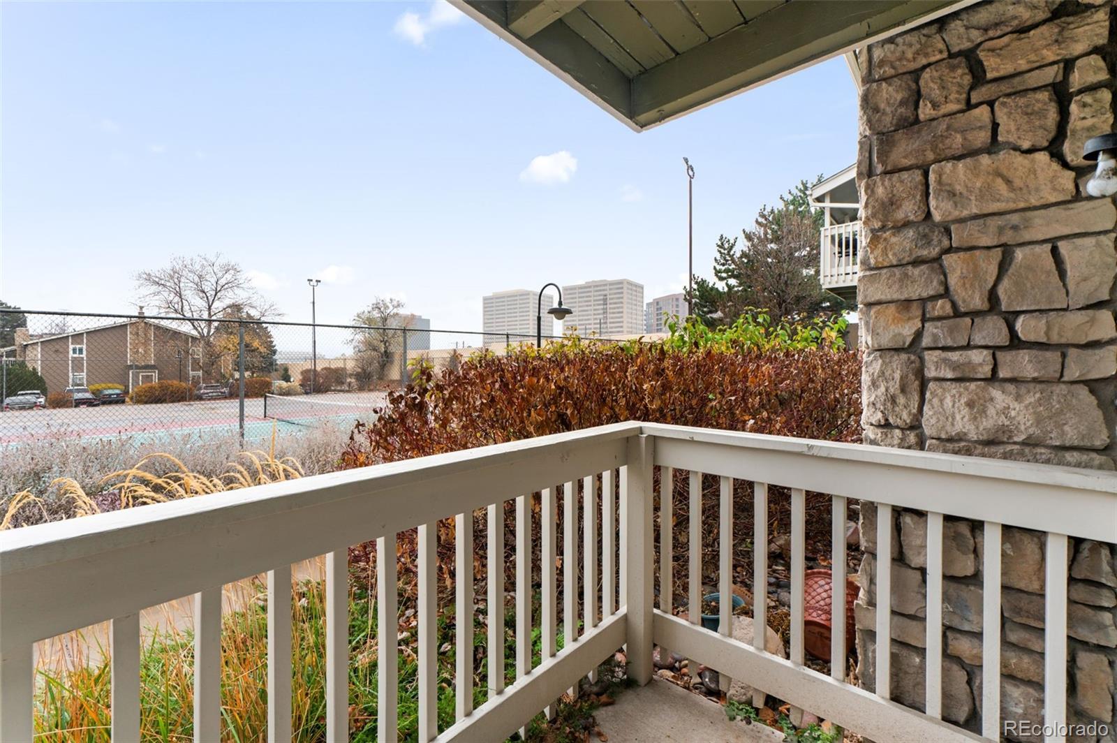 4400 South Quebec Street, Unit 102V Denver, CO 80237 - Photo 19 of 21 a view of a balcony