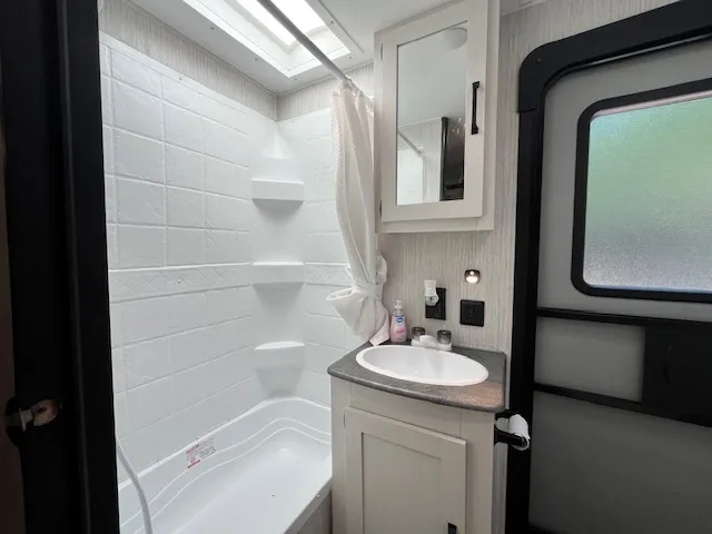 a view of a lake with a mountain in the background