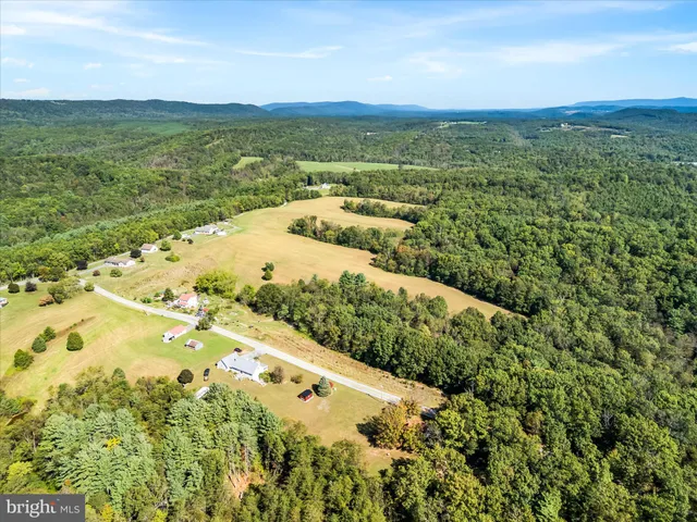 a view of a lake with a mountain