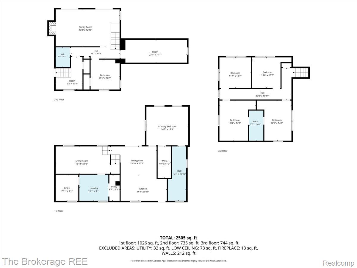 261 Reymont Road Waterford, MI 48327 - Photo 45 of 49 Floor plan