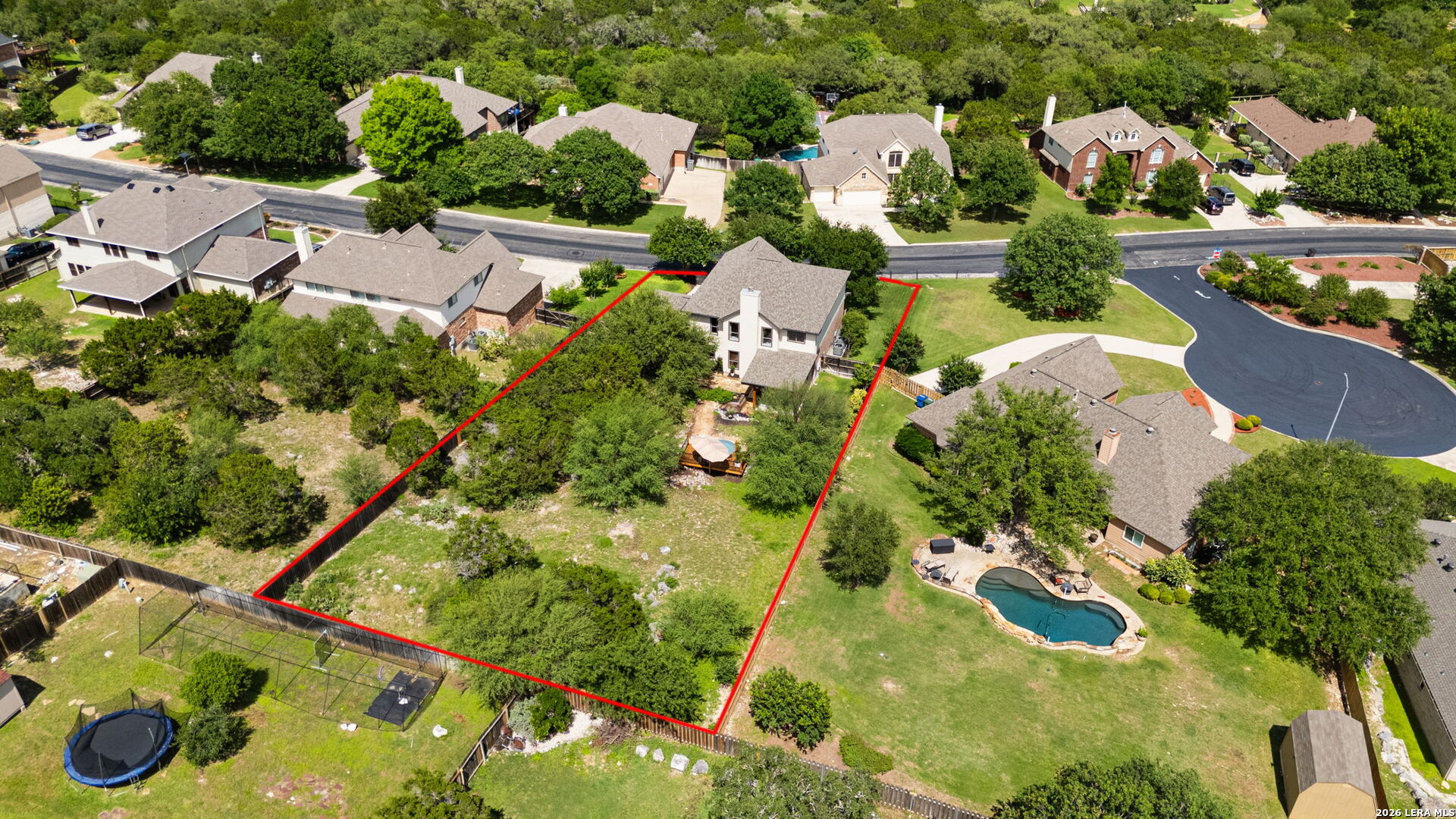 14507 John David Helotes, TX 78023 - Photo 31 of 52 an aerial view of residential houses with outdoor space