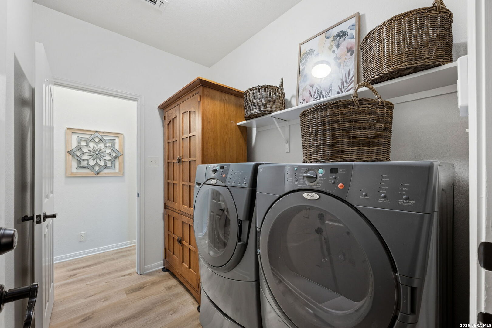 14507 John David Helotes, TX 78023 - Photo 45 of 52 a utility room with dryer and washer