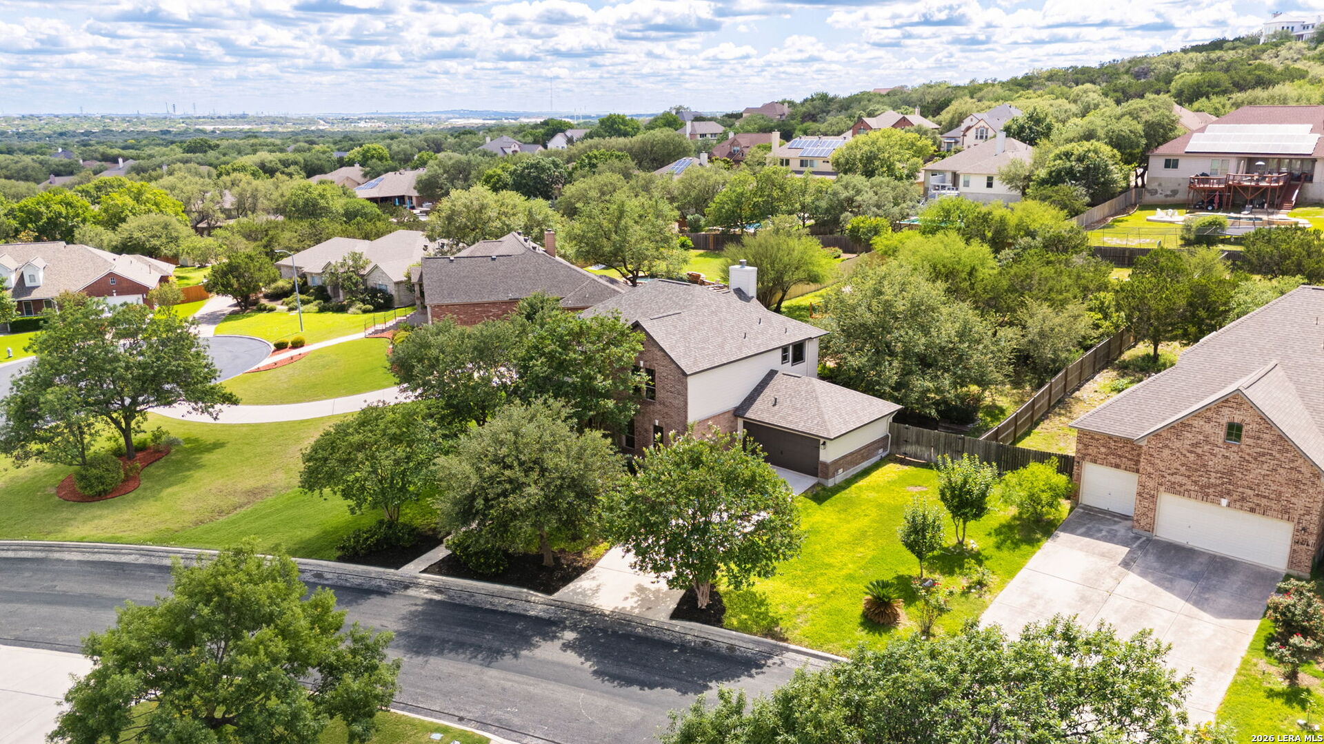 14507 John David Helotes, TX 78023 - Photo 49 of 52 an aerial view of residential houses with outdoor space