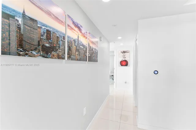 a view of an entrance of the building