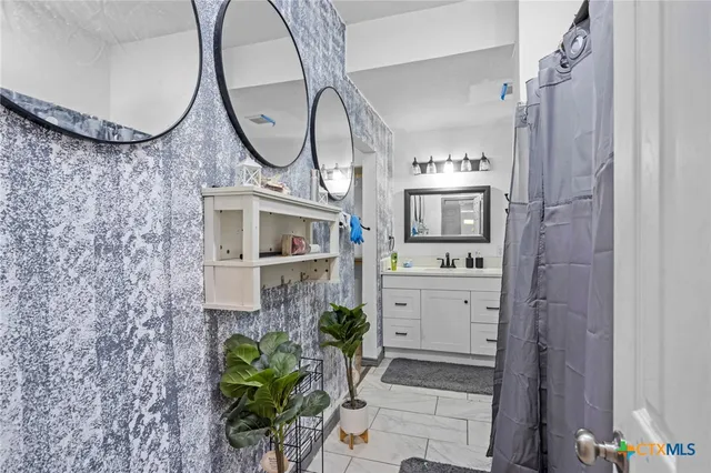 a front view of a house with entryway