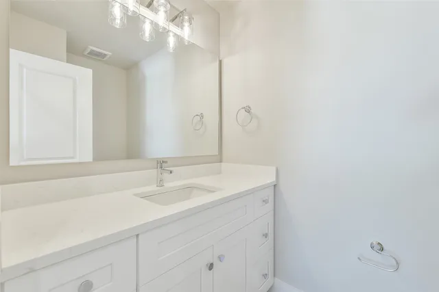 a view of a room that has a window in it