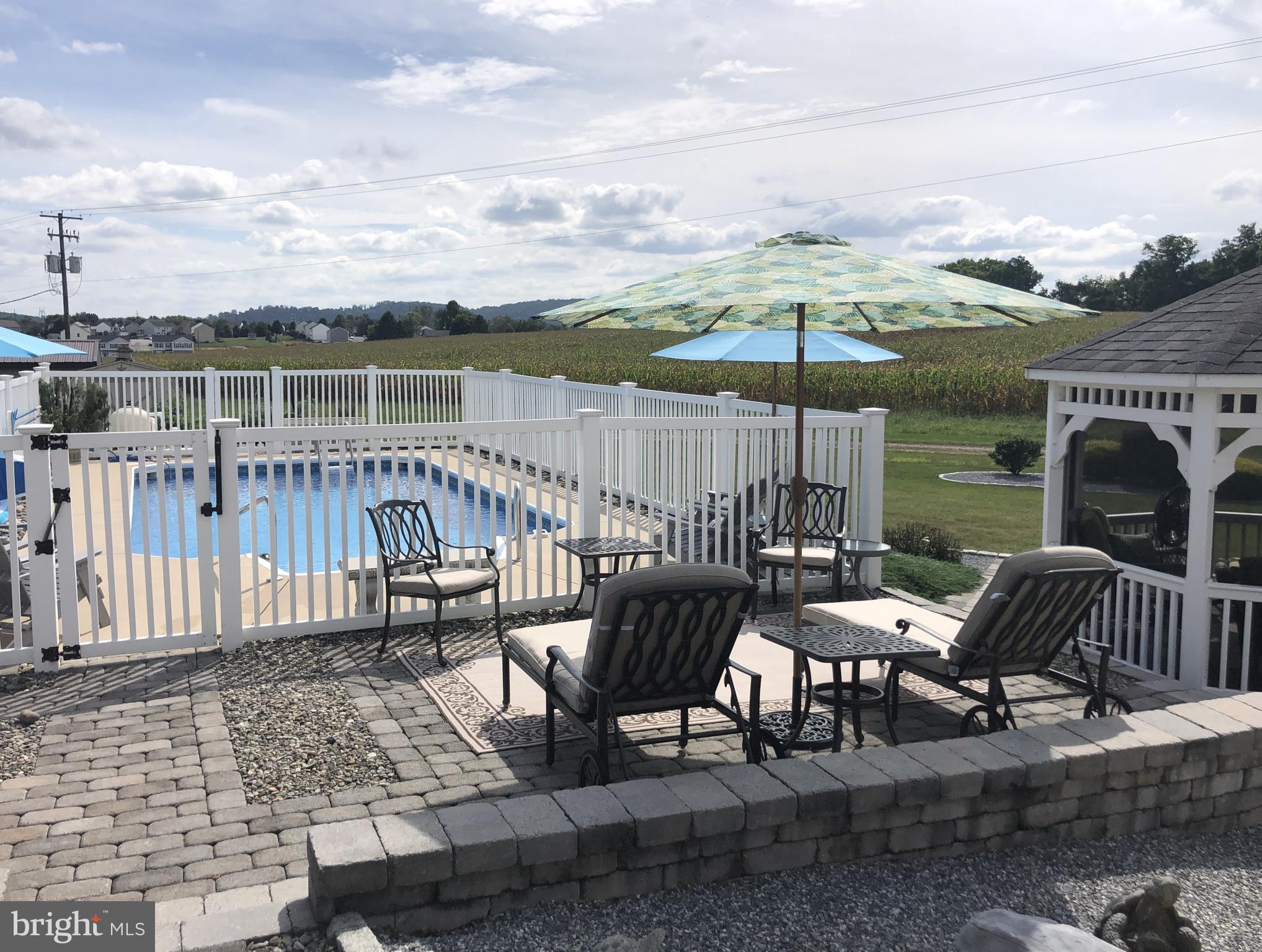 223 Rock Point Road Marietta, PA 17547 - Photo 55 of 63 The view from the house overlooking the Pool.