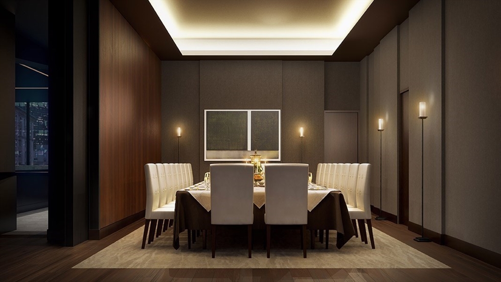 1 Franklin Street, Unit 1506 Boston, MA 02110 - Photo 20 of 32 a view of a dining room with furniture and wooden floor