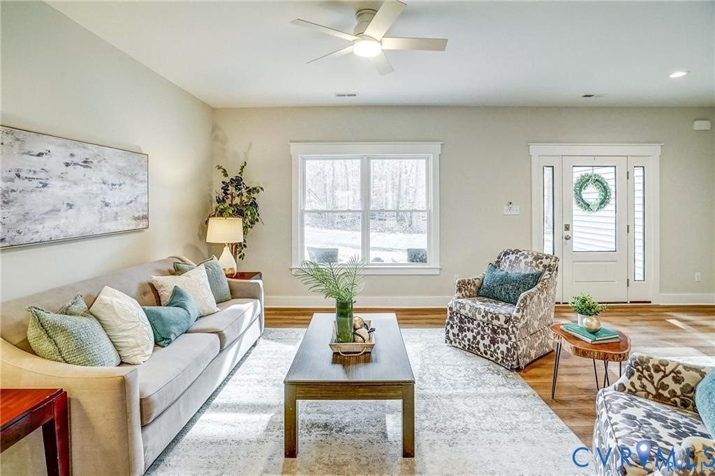 Lot 1 Three Chopt Road Louisa, VA 23093 - Photo 17 of 37 Spacious living area featuring wood-finish floorin