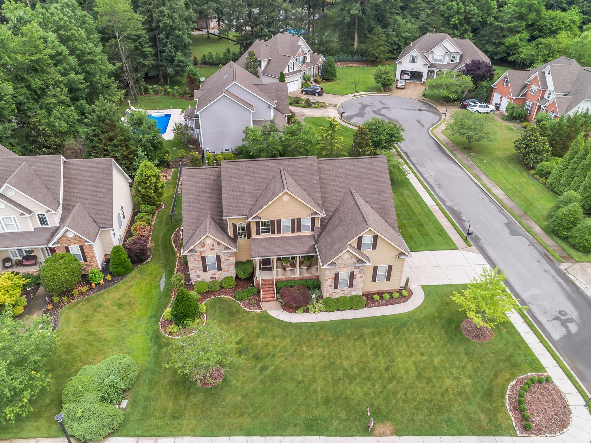 3219 Ripplin Run Lane Ooltewah, TN 37363 - Photo 41 of 54 Aerial View