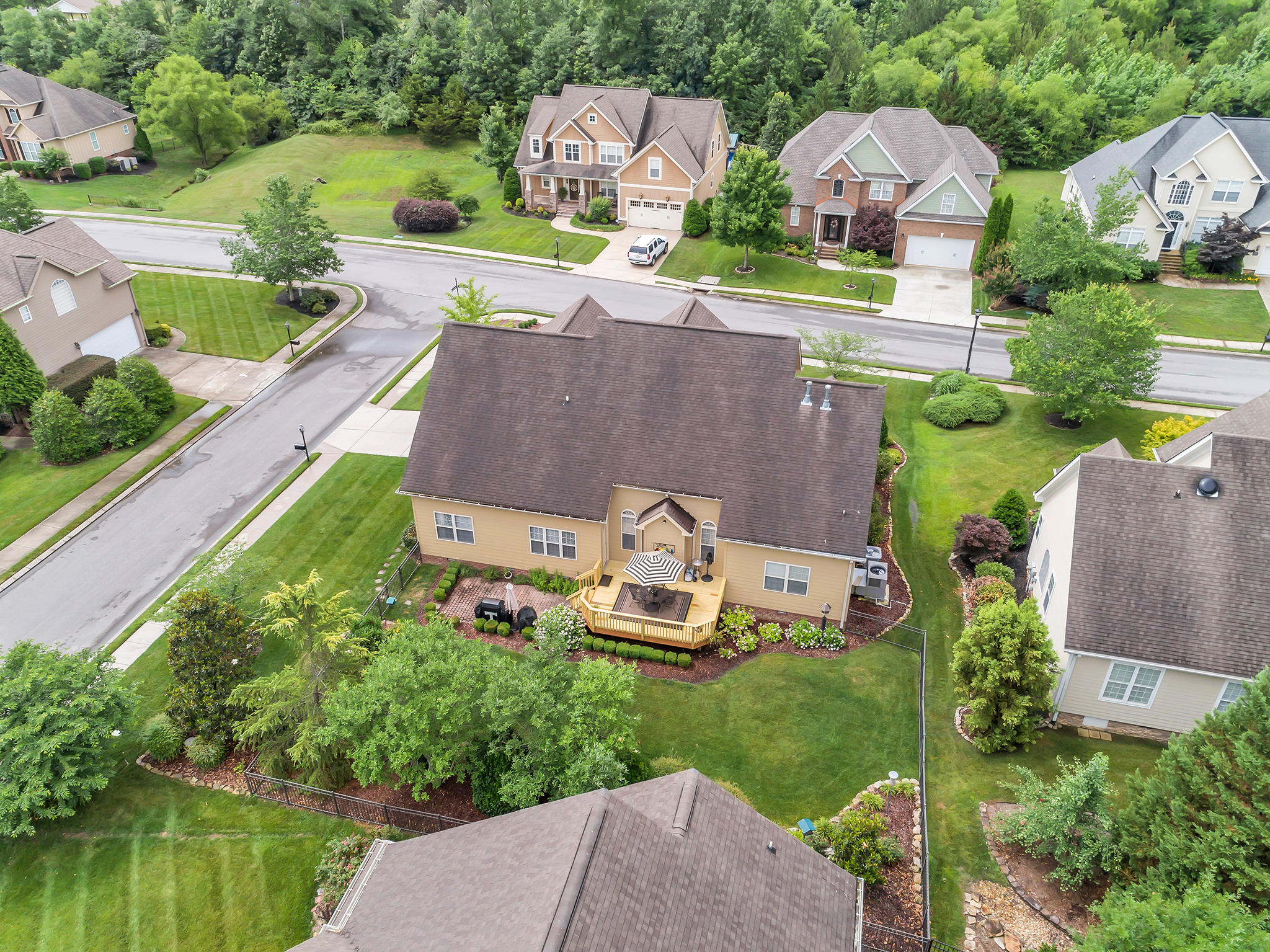 3219 Ripplin Run Lane Ooltewah, TN 37363 - Photo 42 of 54 Aerial View 2