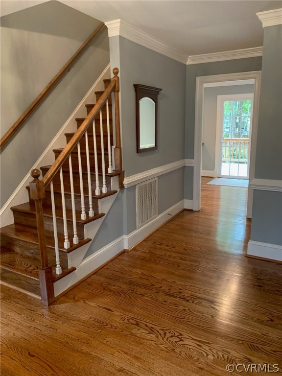 13621 Thorngate Road Midlothian, VA 23113 - Photo 14 of 46 a view of entryway with wooden floor