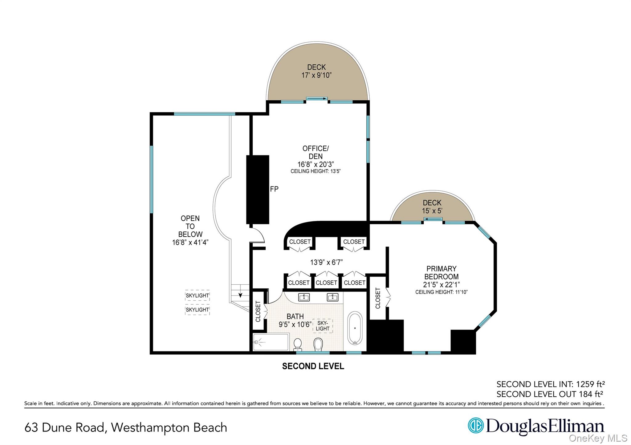 63-65 Dune Road Quogue, NY 11959 - Photo 28 of 29 a picture of a floor plan
