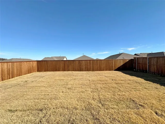 a view of wooden fence