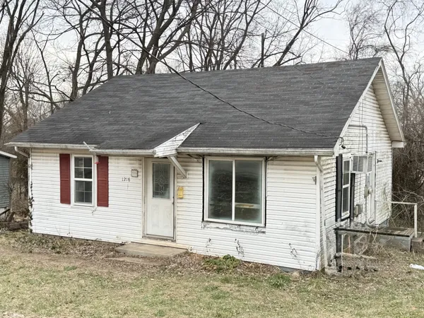 a backyard of a house