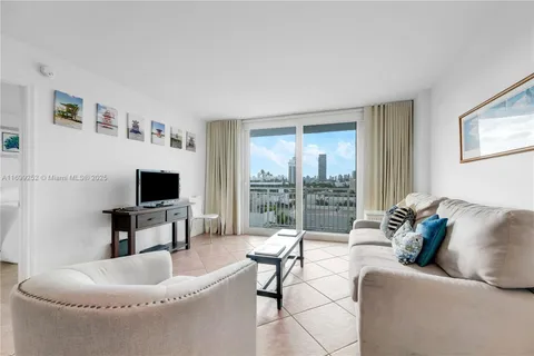 a view of city from a balcony