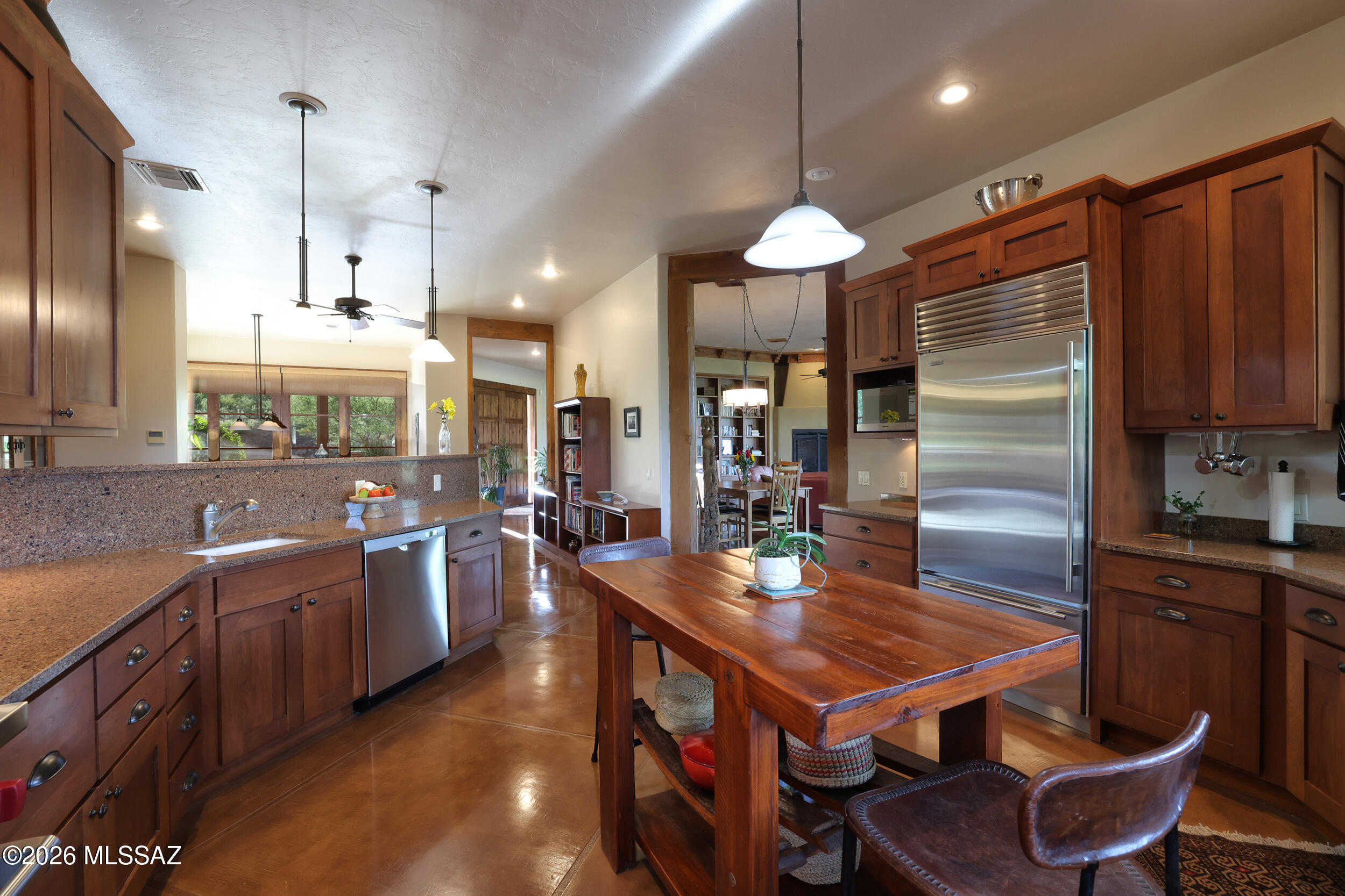 150 Canyon Pass Court Rio Rico, AZ 85648 - Photo 14 of 52 Kitchen island w sub zero