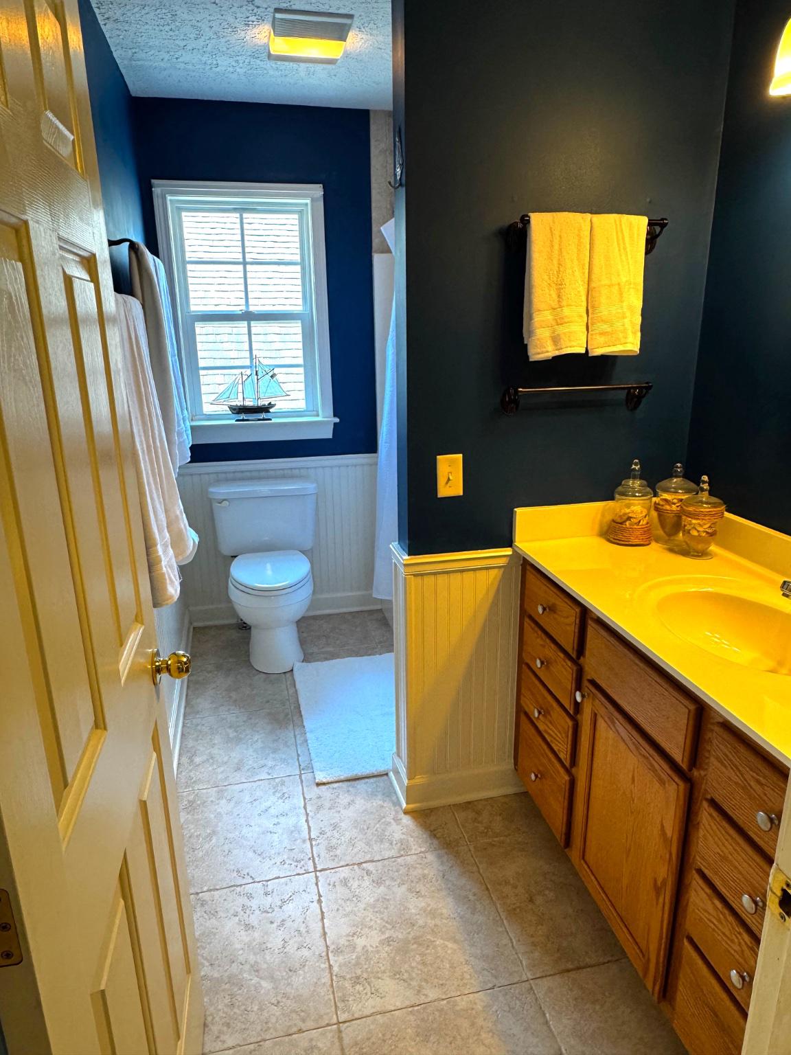 521 Painter Point Road Kilmarnock, VA 22482 - Photo 40 of 52 a bathroom with a sink toilet and tub