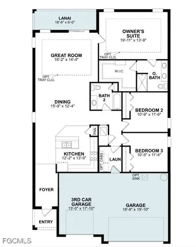 $329,990 | 257 Moonlit Lk Trail, Lehigh Acres, FL 33974
