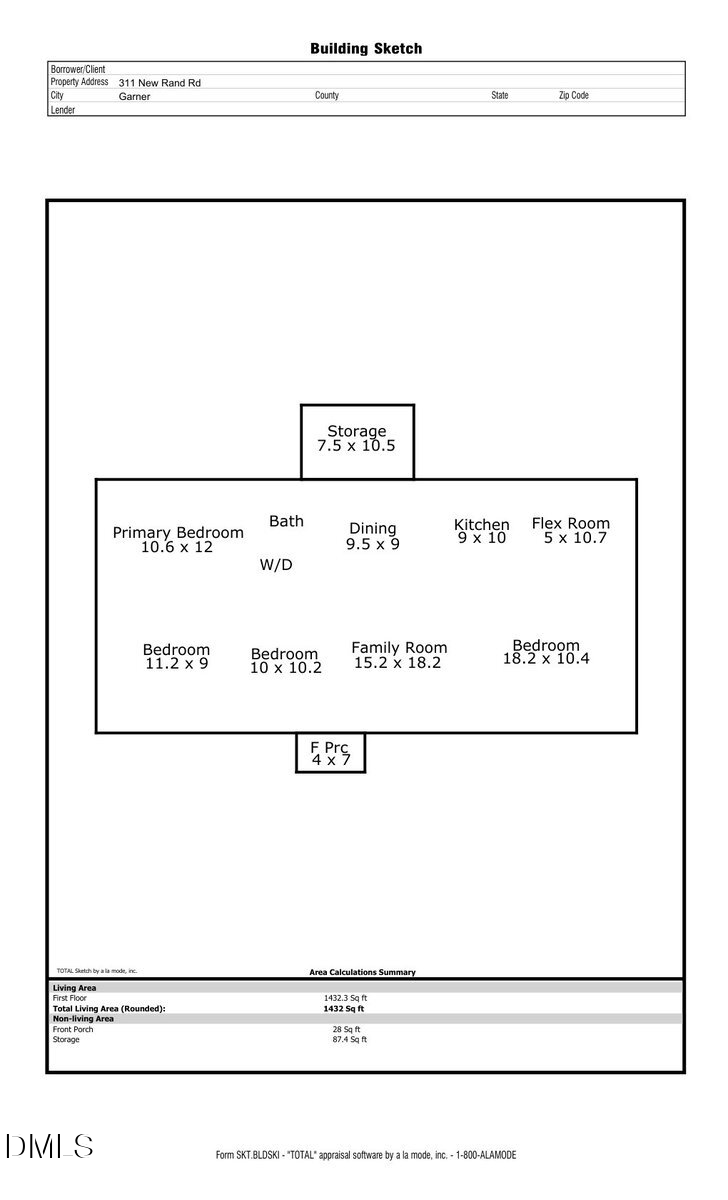 311 New Rand Road Garner, NC 27529 - Photo 31 of 31 Floor Plan