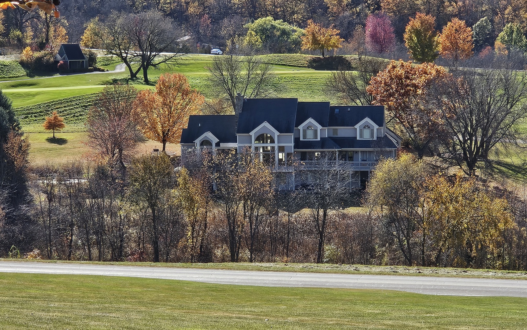 104 West Guilford Road Galena, IL 61036 - Photo 18 of 21 a view of a swimming pool with a garden