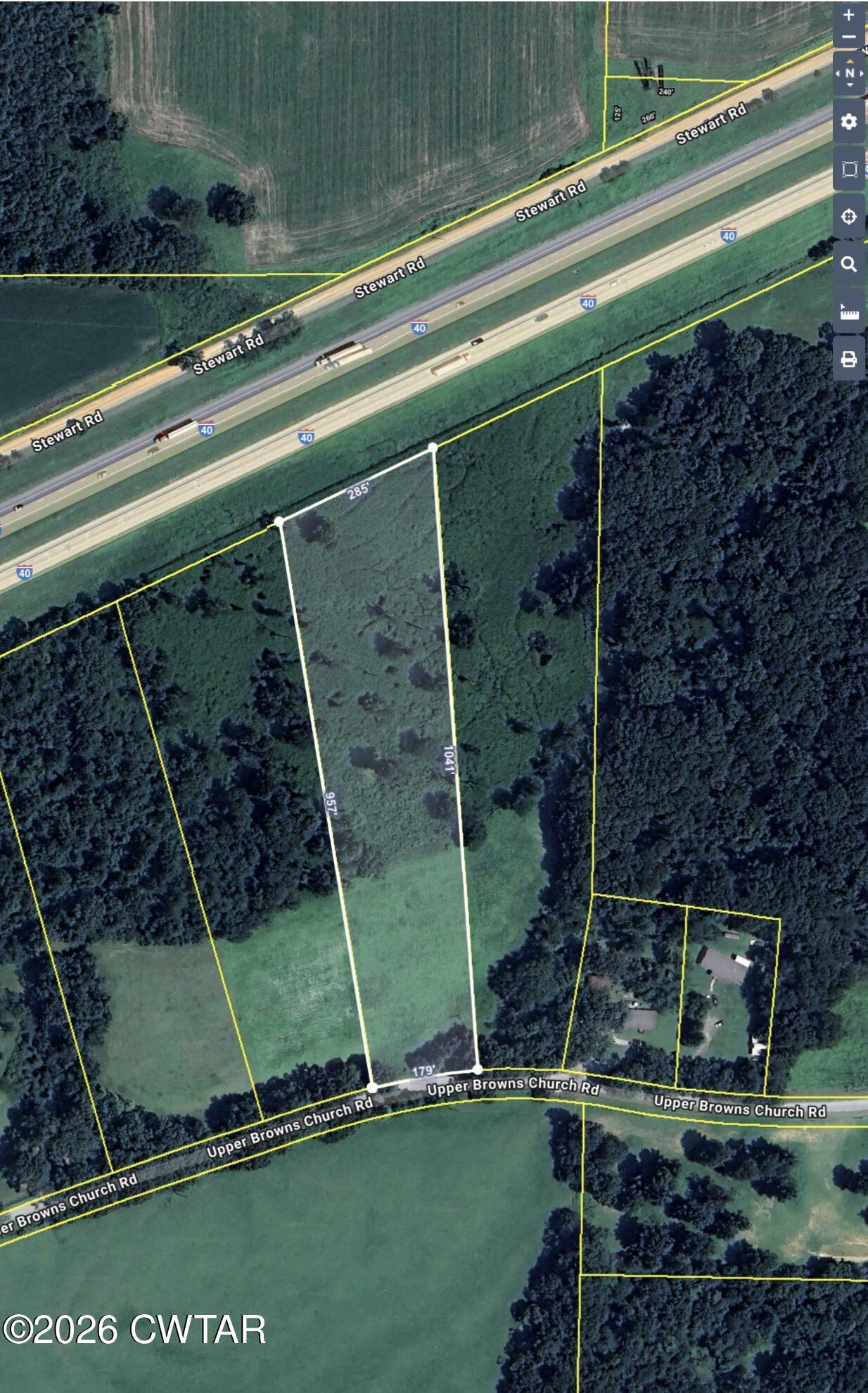 325 Upper Browns Church Road Jackson, TN 38305 - Photo 10 of 10 a view of a backyard