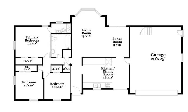 $1,690 | 1013 Miss Belle Street, Excelsior Springs, MO 64024