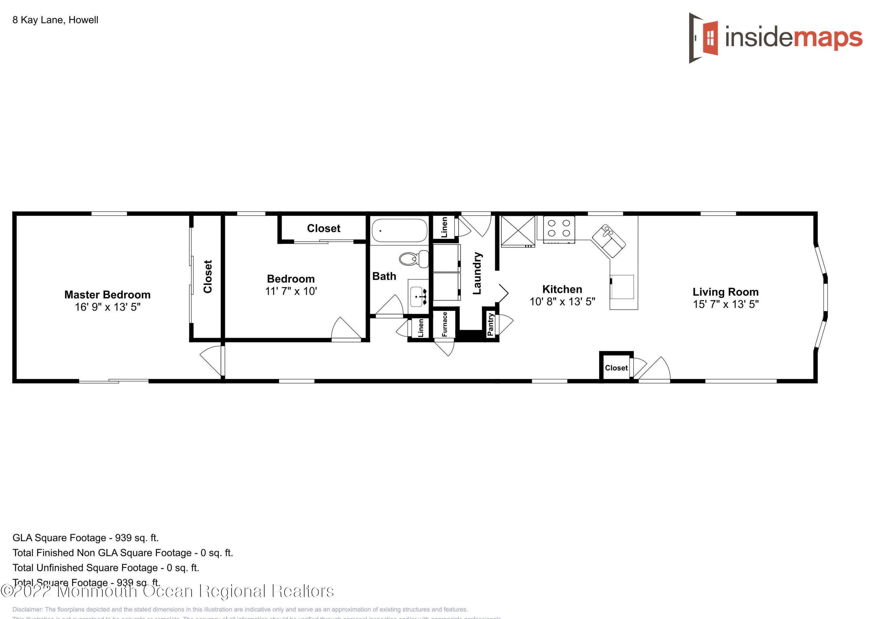 8 Kay Lane Howell, NJ 07731 - Photo 25 of 25 floor plan