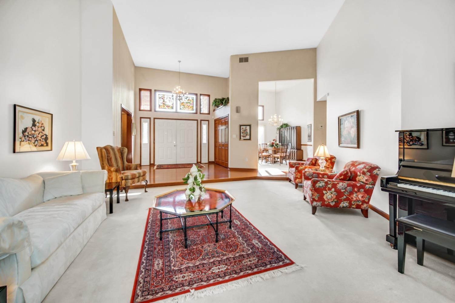 8408 Castle Drive Munster, IN 46321 - Photo 5 of 28 a living room with furniture and a large window