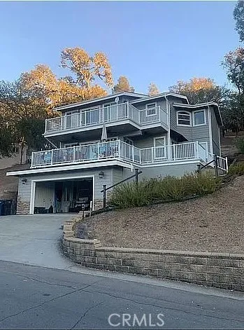 a front view of a house with a porch