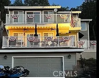 a front view of a house with a door