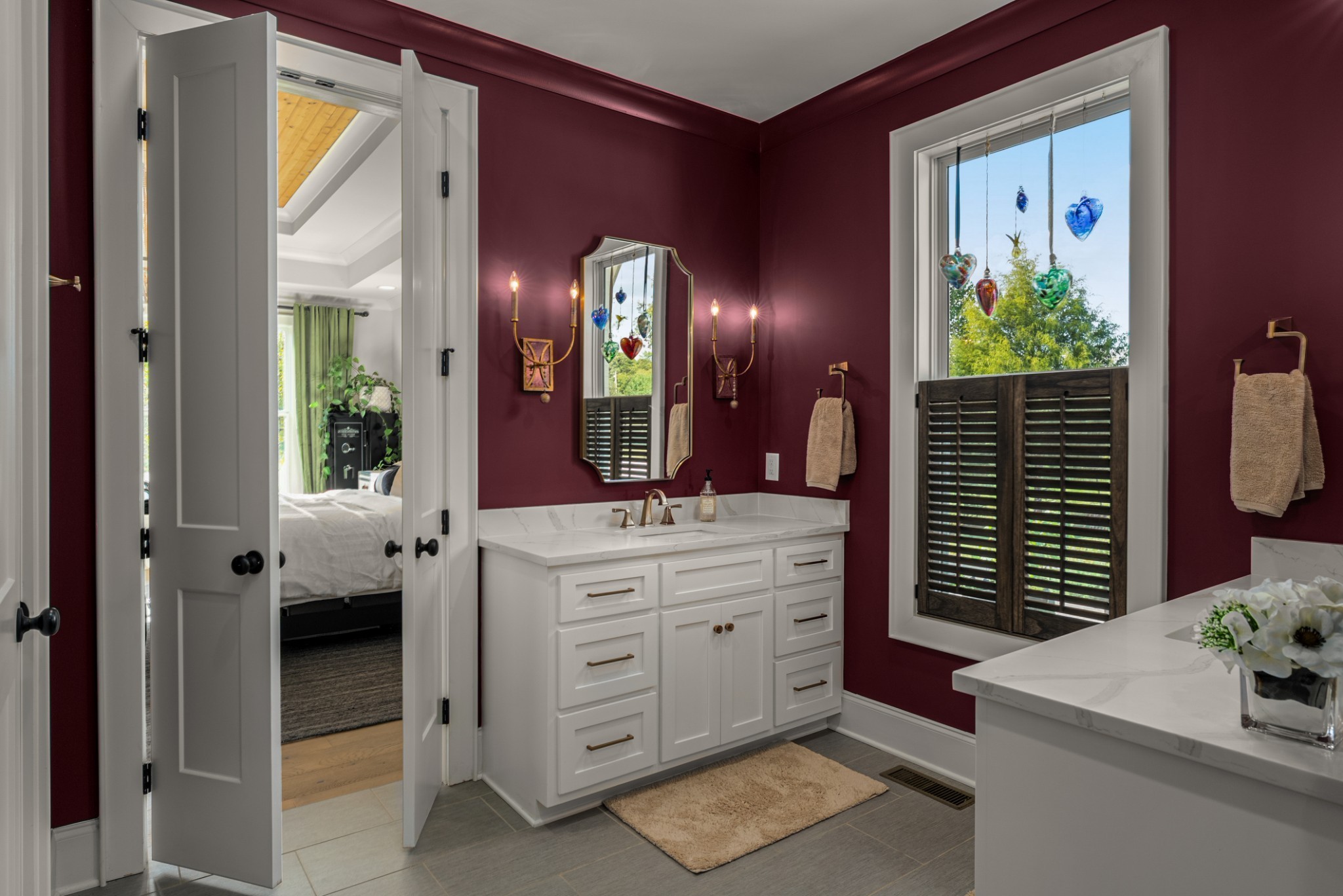 1780 Berea Church Road Lebanon, TN 37087 - Photo 23 of 42 a bathroom with a sink vanity and a mirror