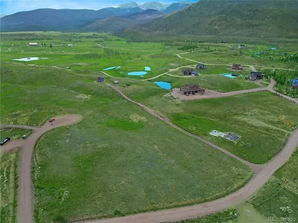 a view of a golf course with a garden