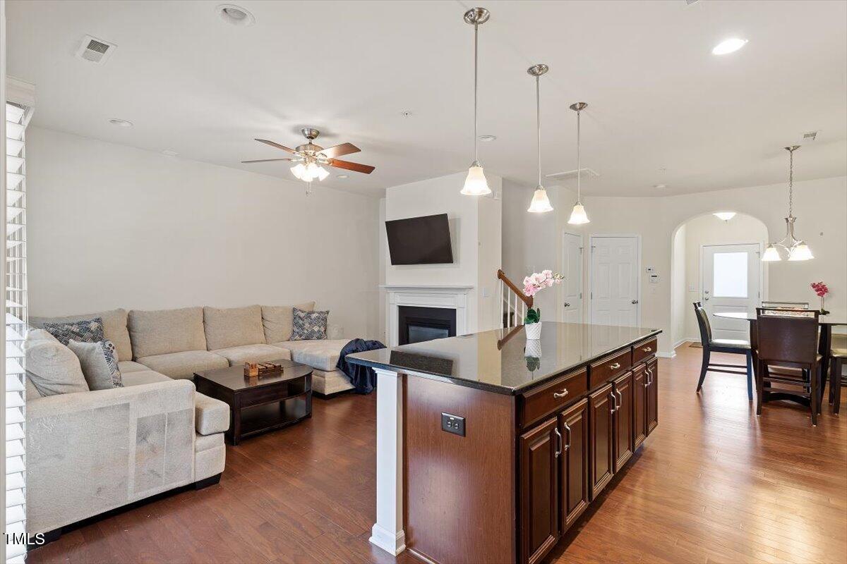 9329 Falkwood Road Raleigh, NC 27617 - Photo 7 of 19 Kitchen/Living/Dining