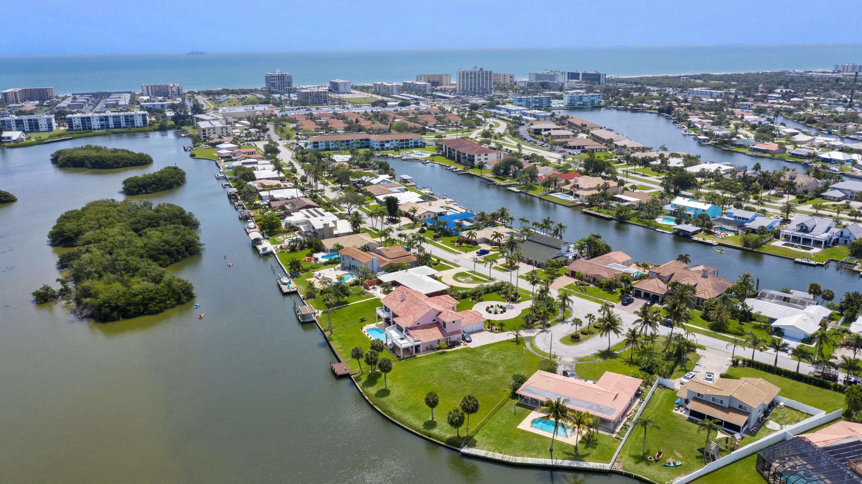 161 St Croix Avenue Cocoa Beach, FL 32931 - Photo 7 of 15 Aerial View