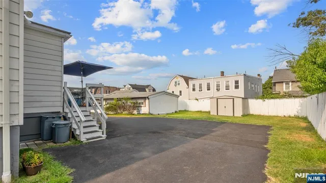 a view of a house with a patio