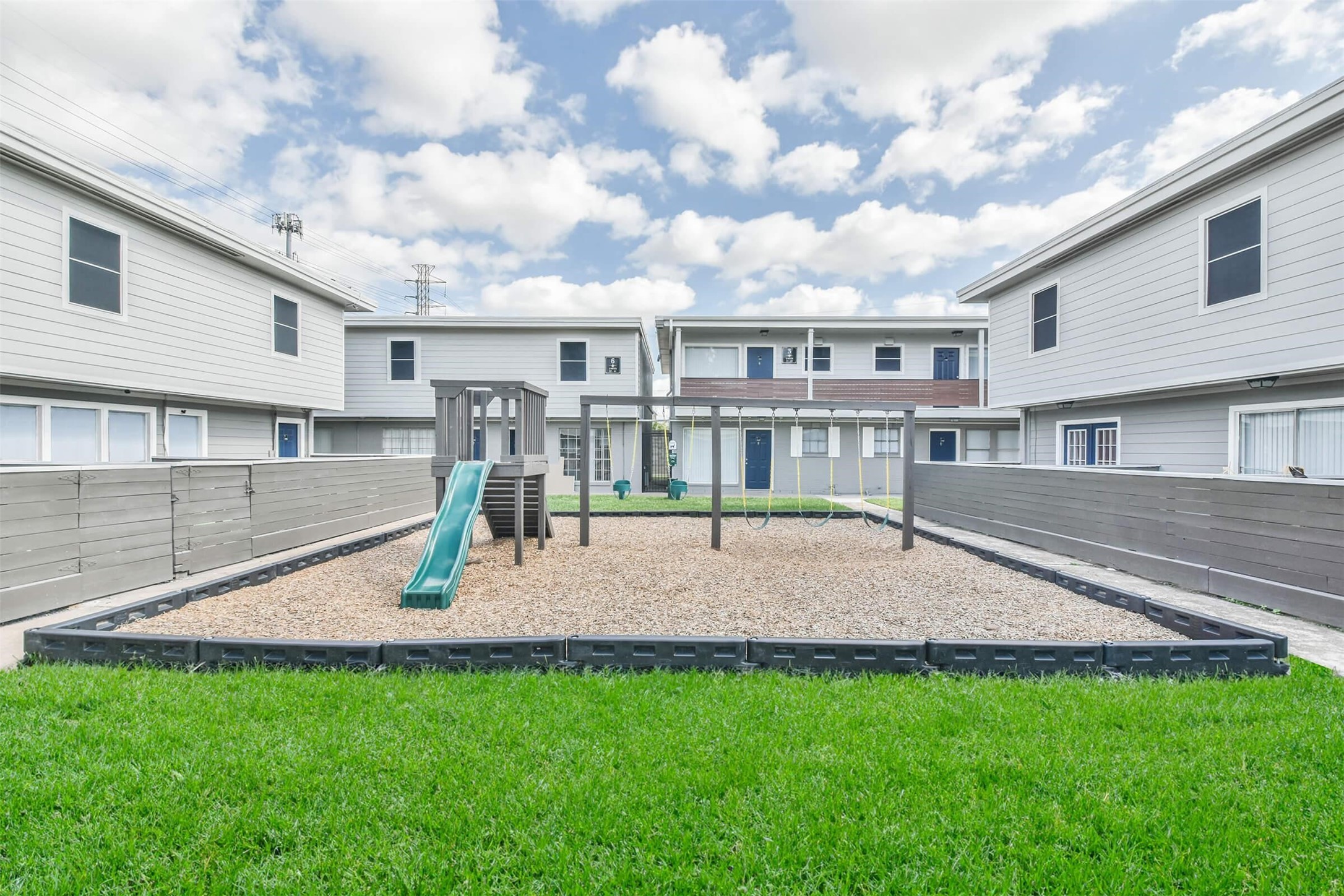 8271 Stone Street, Unit 7104 Houston, TX 77061 - Photo 22 of 28 a view of a house with backyard and sitting area