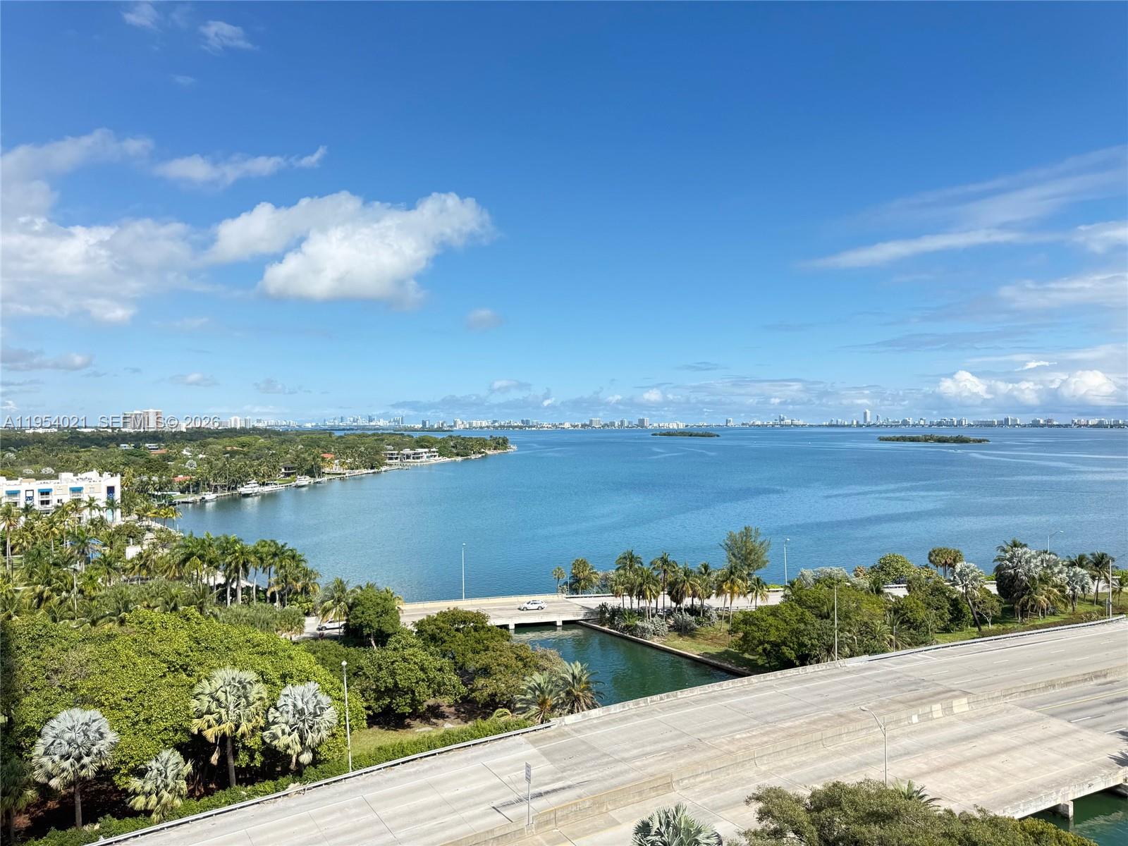 601 Northeast 36th Street, Unit 1112 Miami, FL 33137 - Photo 16 of 32 a view of a lake with a city view