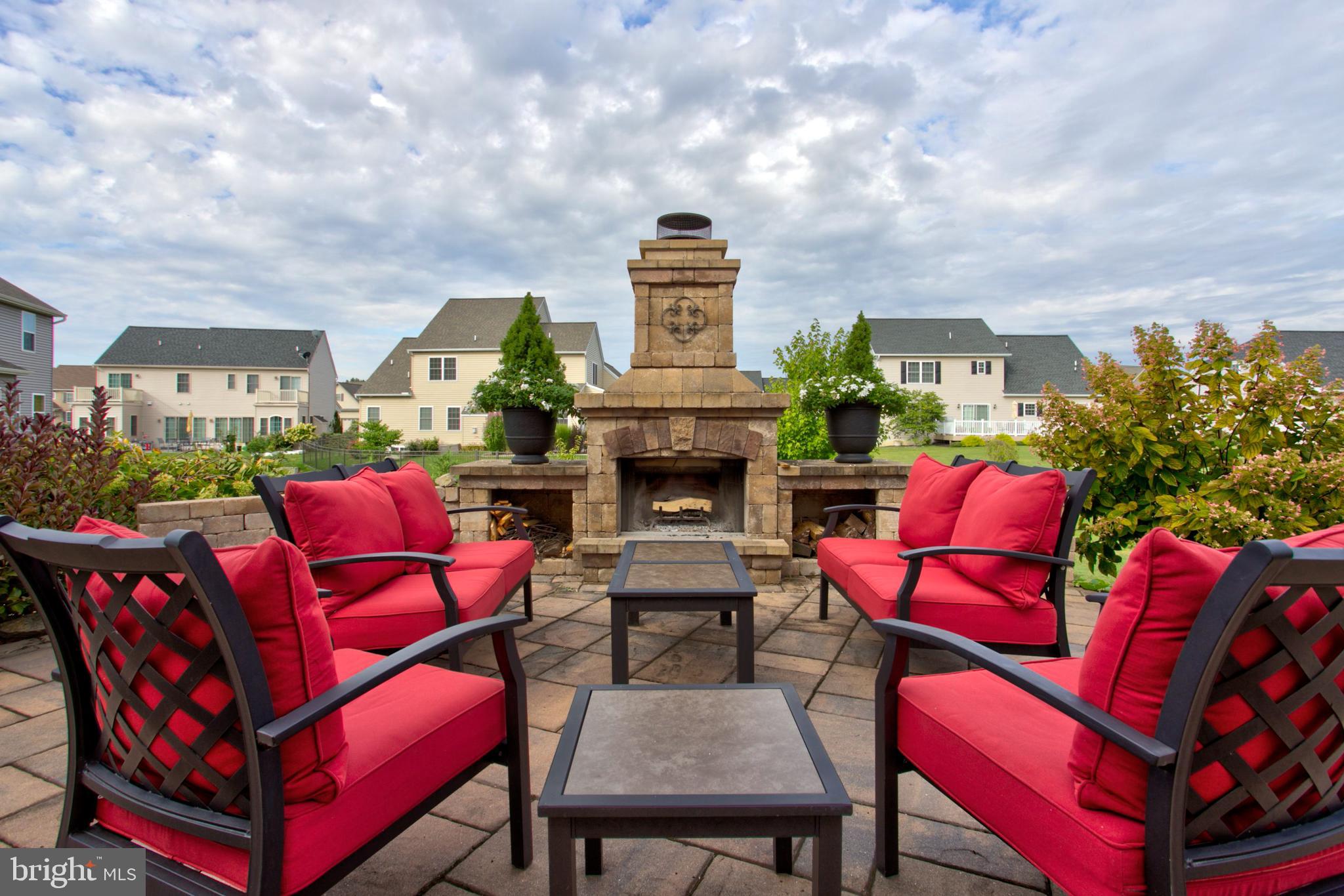 617 Warminster Lane Lititz, PA 17543 - Photo 43 of 56 Awesome stone wood burning fireplace!!