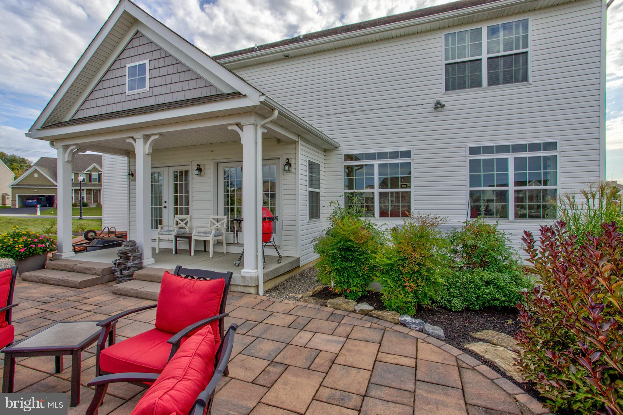 617 Warminster Lane Lititz, PA 17543 - Photo 46 of 56 Patio View to rear of home & covered porch!