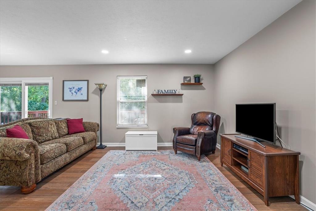 1489 Yorktown Drive Lawrence, PA 15055 - Photo 13 of 37 a living room with furniture and a flat screen tv