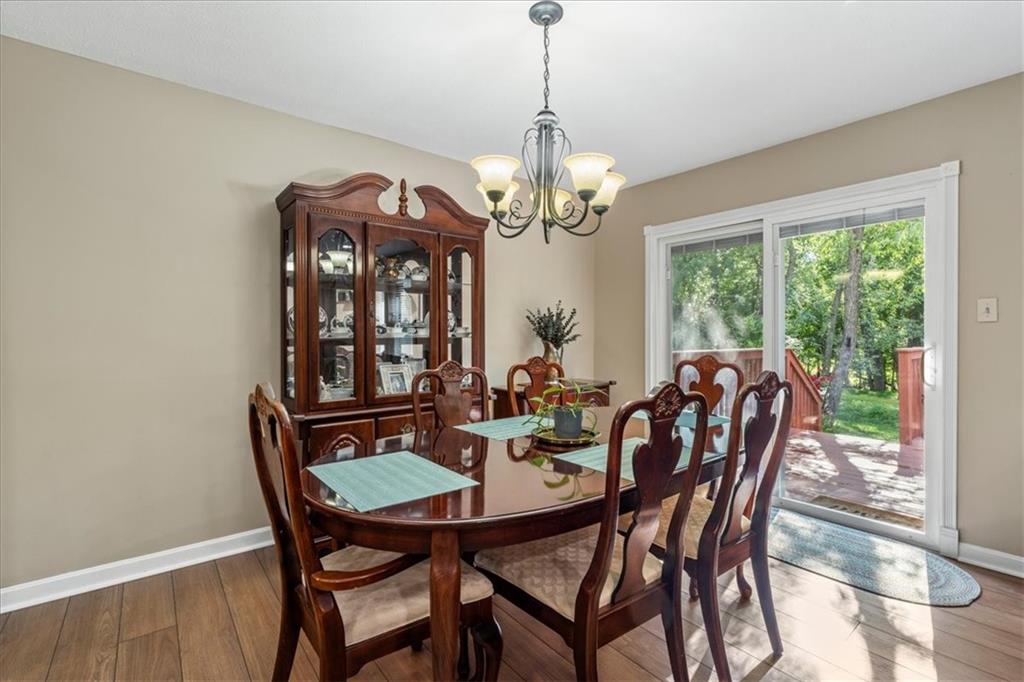 1489 Yorktown Drive Lawrence, PA 15055 - Photo 18 of 37 a view of a dining room with furniture window and outside view