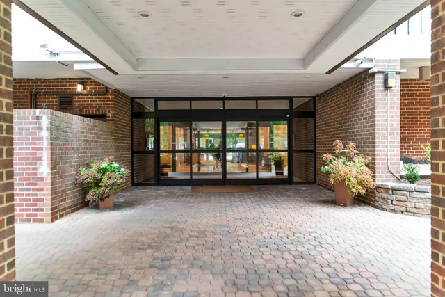 a front view of a building