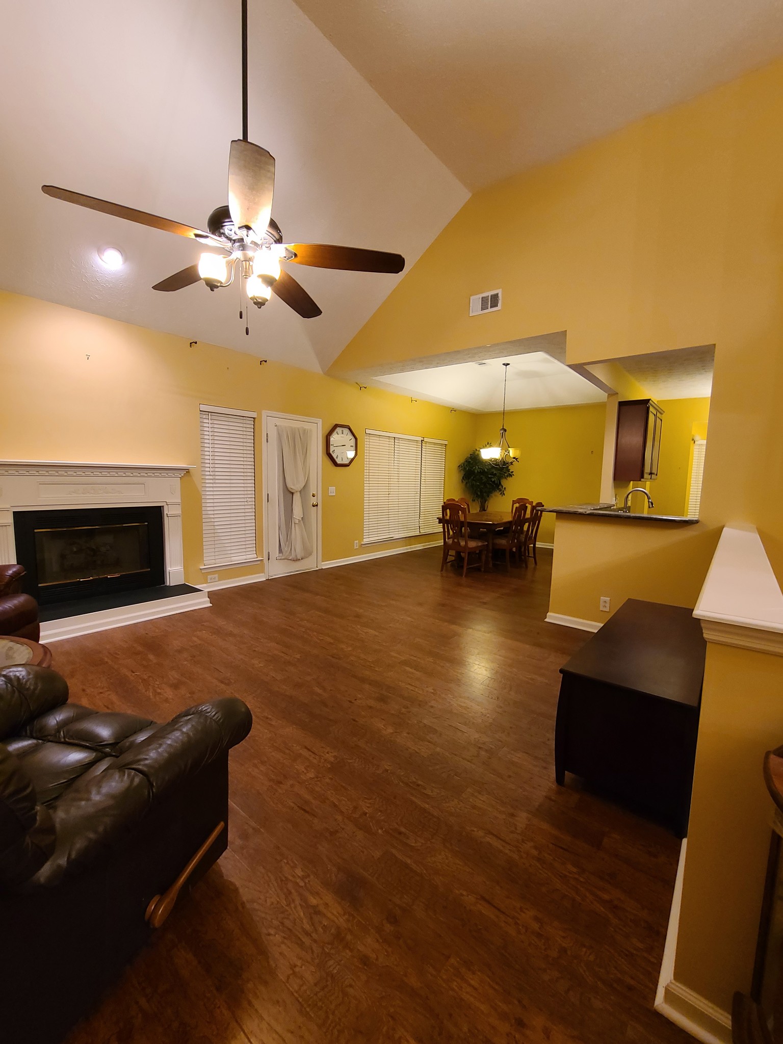 728 Canoe Ridge Point Antioch, TN 37013 - Photo 18 of 40 a living room with furniture and a fireplace