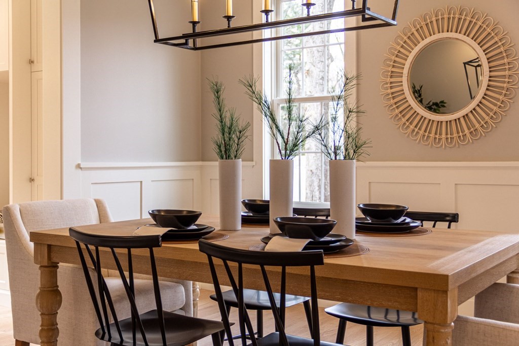 15 Highgate Road Wayland, MA 01778 - Photo 11 of 12 a view of a dining room with furniture and wooden floor