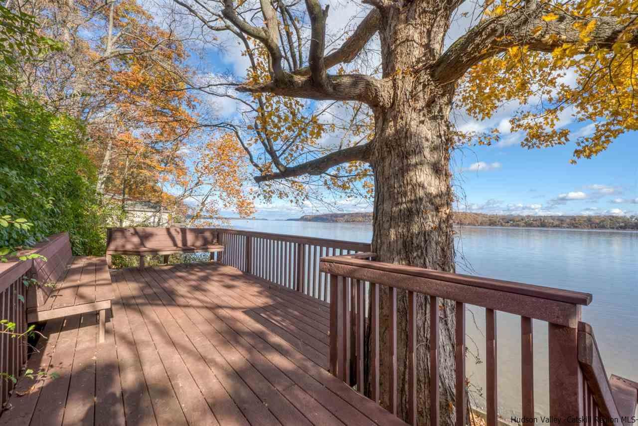 94 River Road Ulster Park, NY 12487 - Photo 12 of 31 a view of balcony with wooden floor and lake