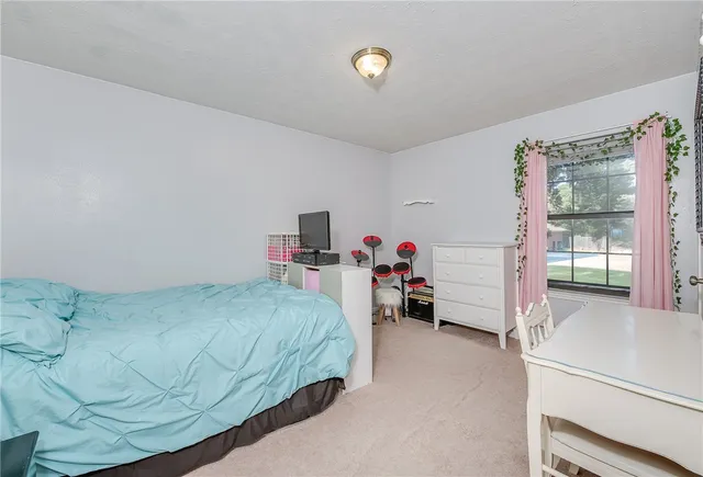 a view of backyard with small cabin