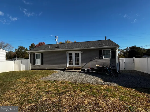 a house view with a garden space
